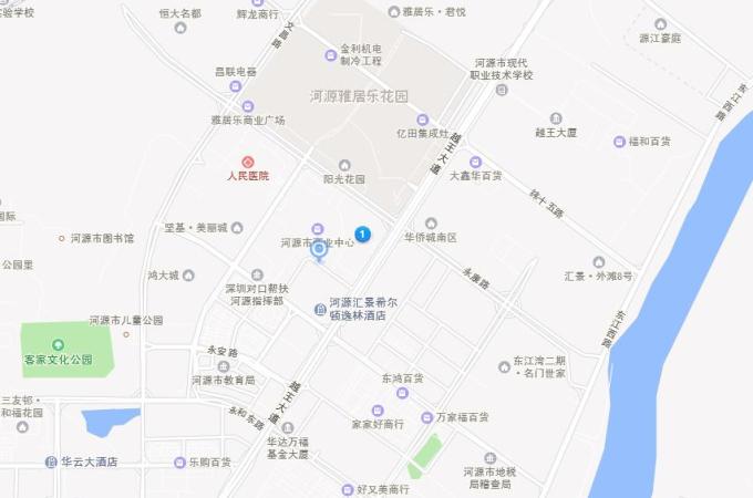 源城区,源城,河源市商业中心