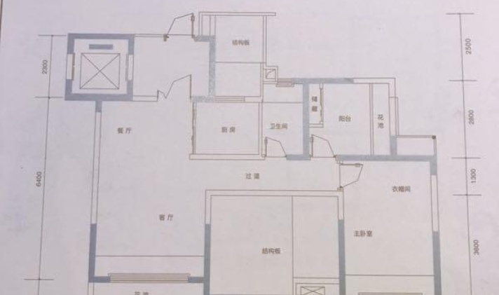 西昌 邦泰花园 3室2厅2卫 115平米