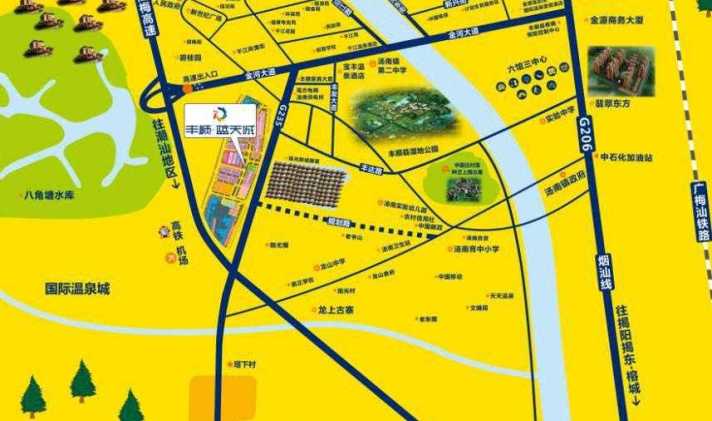 丰顺 丰顺蓝天城 3室2厅2卫 110平米