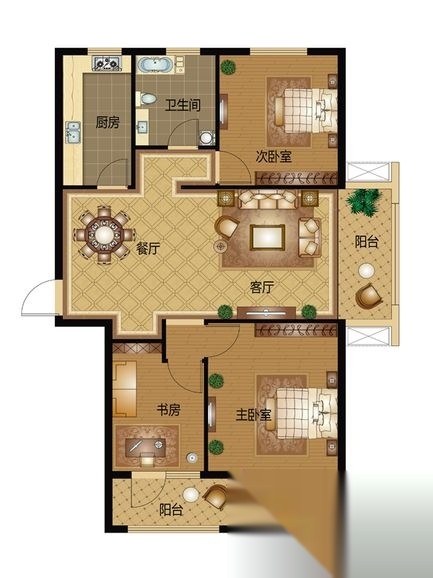 华明星海湾户型图_【优优好房】烟台房产网