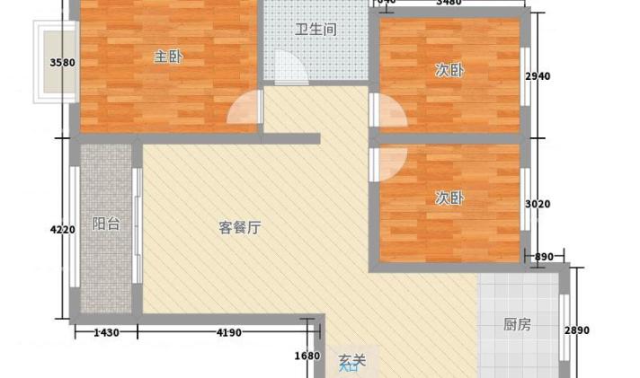 【金色龙湾租房】55平米1100元金色龙湾2室2厅2卫 - 漯河优优好房