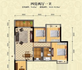 观湖半岛户型图_【优优好房】珠海房产网