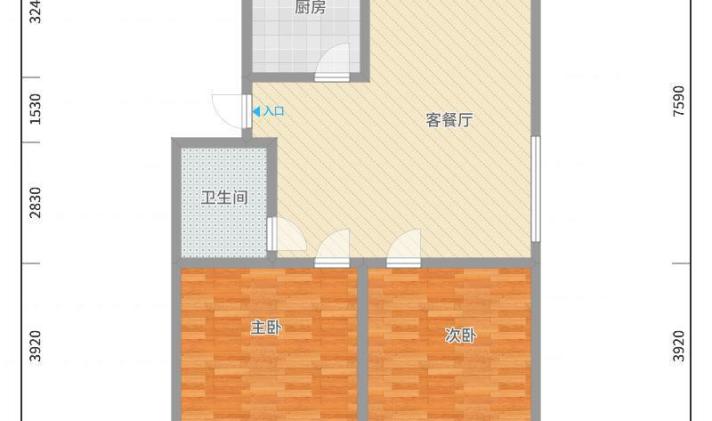 【慧园二手房】98平米75万慧园4楼98平精装出售,仅售75万出售 青岛